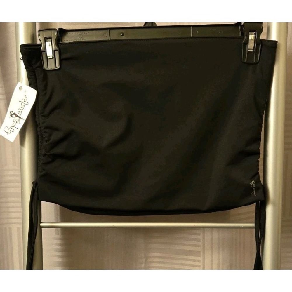 Hips Sister Black‎ Running Belt Waistband Women's Black Sz B Small/Medium 30x11